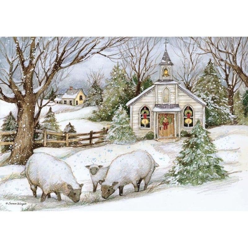Lang Grazing Morning Petite Christmas Cards (2004533) - Image 1